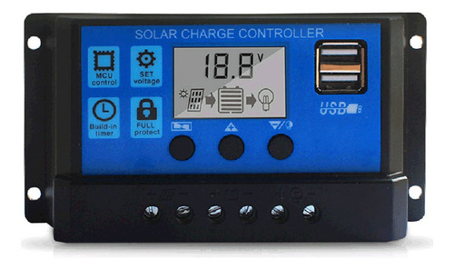 Aehoy Regulador De Batería Del Panel Controlador De Carga