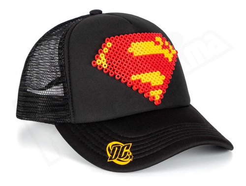 Gorra Superman - Dc Comics - Pixel Art 3d Retro