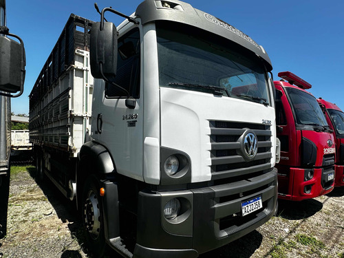 Vw 24280 Ano 2013 Truck Carroceria Boiadeira