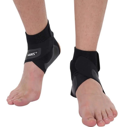 Tobillera Deportiva Base Neopreno Ligera 1par Full Atletic Negro