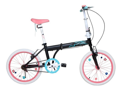 Bicicleta Plegable Bia 7153-t Rodado 20 Original Disney Lh