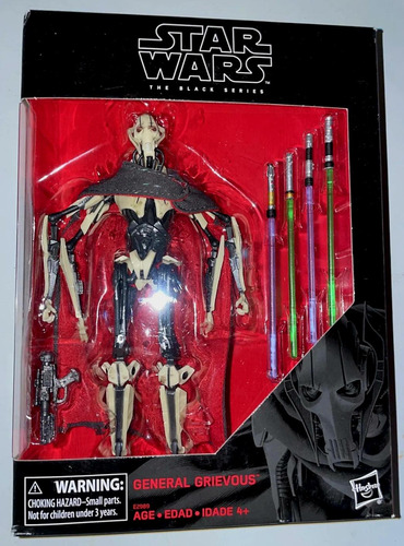 Fig. Star Wars General Grievous Black Series, Vingança Sith