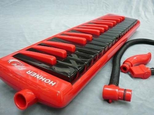 Imagen 2 de 6 de Flauta Melodica Hohner Fire Pro 32 Teclas + Estuche Rigido