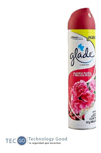 Imagen 2 de 4 de Ambientador Spray Floral Frutos Rojos 400 Ml Glade