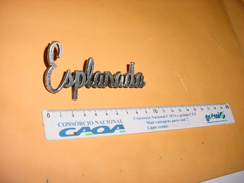 Emblema Esplanada Simca Chrysler Gtx Original