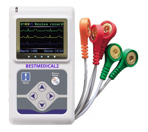 Holter Arritmia Cardíaca Profesional 3 Canales Contec