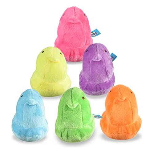 Peeps For Pets Juguete Chirriador De Peluche De Pollo De 4 P