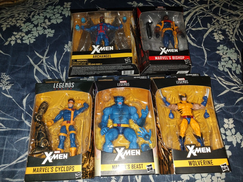 X Men Wolverine Marvel Legends 5 Figuras Originales 