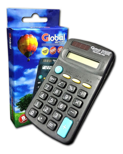 Global Calculadora De Bolsillo 8 Digitos Calcu-8d-402