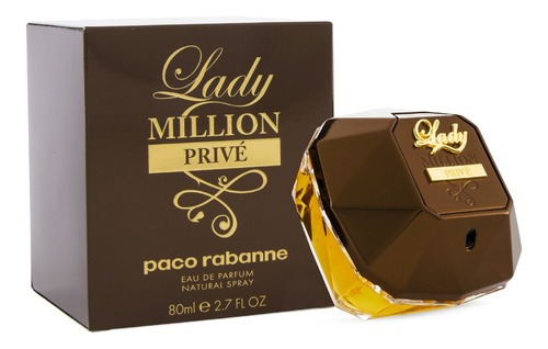Lady Millon Prive Paco Rabanne 80ml. Edp.perfume Original. Volumen de la unidad 80 mL