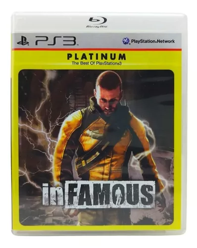 Jogo Infamous - Platinum - Ps3 - Mídia Física Original