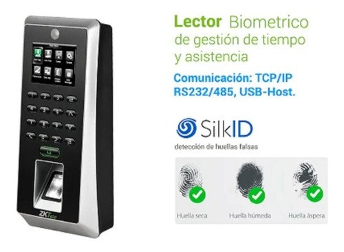 Zkteco F21 Control De Acceso Y Asistencia 3000 Huellas