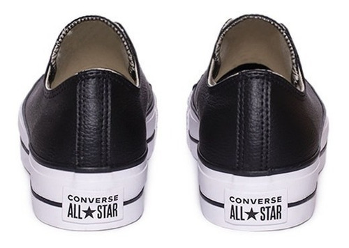 Zapatillas Converse Chuck Taylor Bota Plataforma Negra Cuero