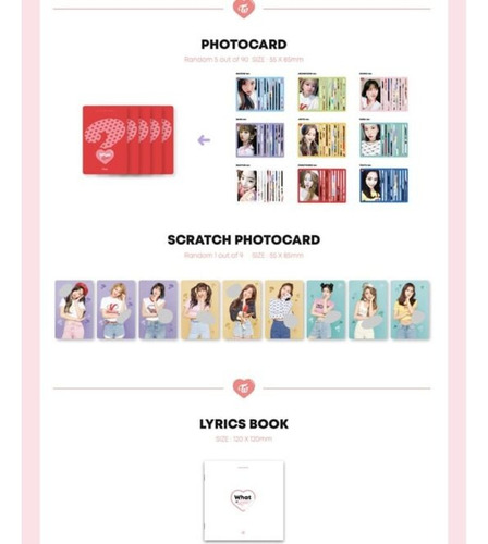 Twice Album Oficial What Is Love? Versión Rosa