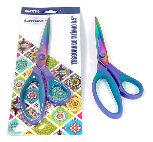 Lanmax Tesoura de Titanio 8.5" corte fino
