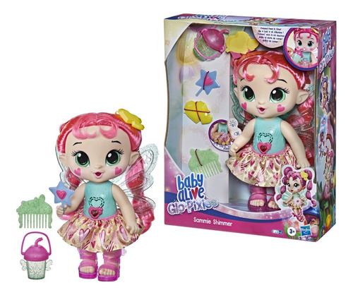 Baby Alive Glo Pixies Sammie Shimmer Luz Sonido Hasbro Hada