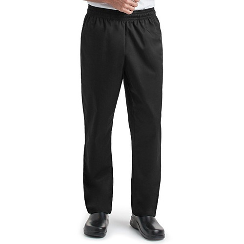 En Los Hombres De La Línea Chef Pant (s-2xl, Negro)