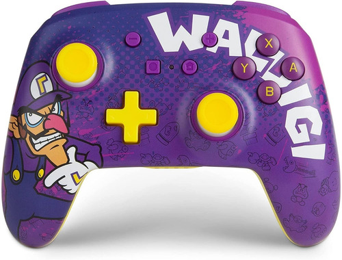 Control Inalámbrico Waluigi Nintendo Switch Super Mario