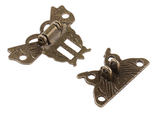 1pc Cerrojo De Cerradura De Mariposa Antigua Para