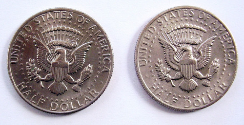 Imagen 2 de 2 de Kennedy Monedas Par Two Coin 1980 P And D