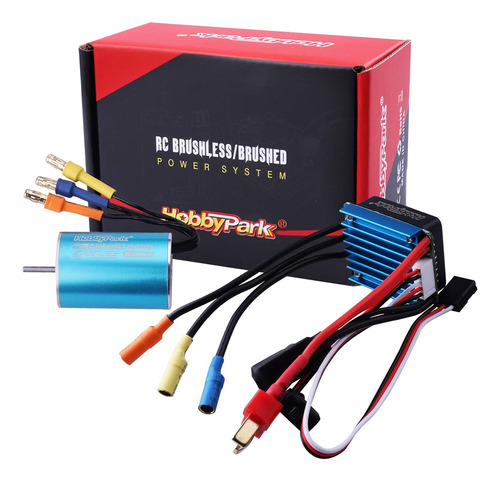 Hobbypark 2435 4800kv Motor Sin Escobillas Y Esc Combo 25a