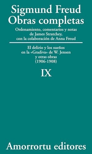 Obras Completas Ix - Sigmund Freud - Amorrortu - A745