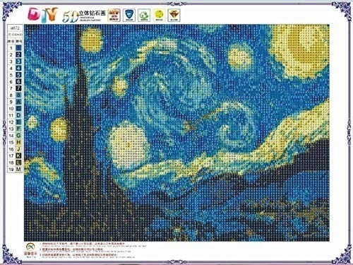 Imagen 3 de 5 de 5d Diamond Painting Van Gogh **envío Inmediato**