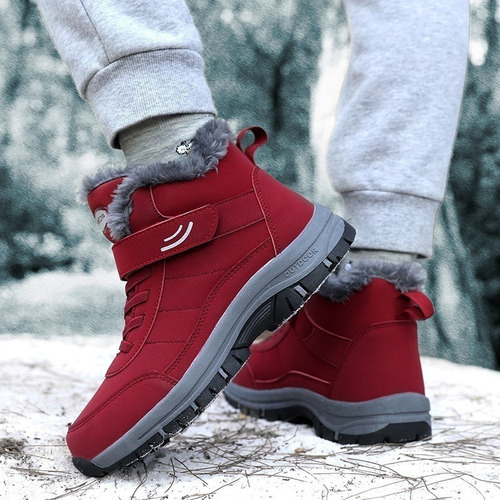 Botas Casuales Hombre Fleece Warm Snow Boots Impermeable