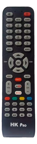 Control Remoto Smart Tv Hk Pro Netflix Youtube + Pilas /e