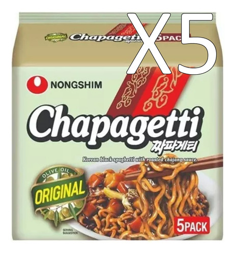 Chapagetti Coreano Ramen 5 Pack - g a $93