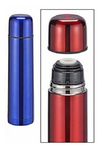 Imagen 4 de 6 de Termo Bala Acero Inoxidable Colores 1lts. D+m Bazar