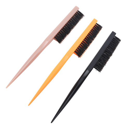 Brocha De Nailon Para Peinar Con Forma De Cola De Rata, 3 Un