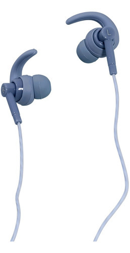 Audífonos Deportivos Cable Delgado In Ear Aud-356s Steren Color Azul