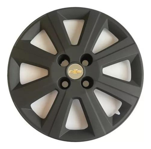 Taza De Rueda Chevrolet Negra Agile Desde 2009 R 15 T6811 N