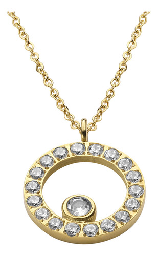 Collar Y Dije Enso Para Mujer Ejn3394g Dorado