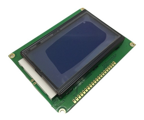 Lcd Grafico Display Pantalla 128x64 Fondo Azul