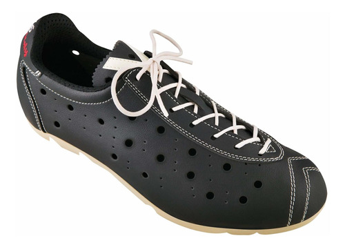 Vittoria  Bianco Line - Zapatillas De Ciclismo, Negro, 39 M.