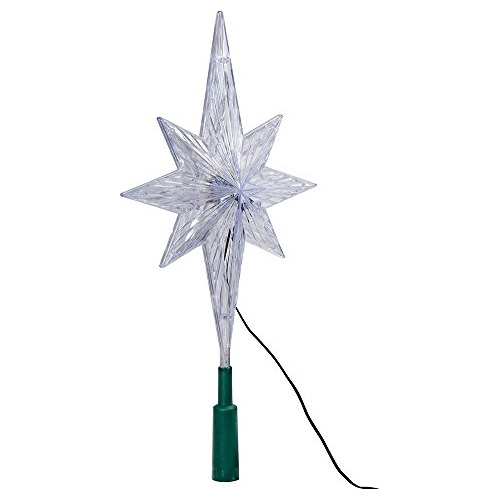 Estrella Polar Kurt Adler Para Árbol De Navidad Con Luz Led 