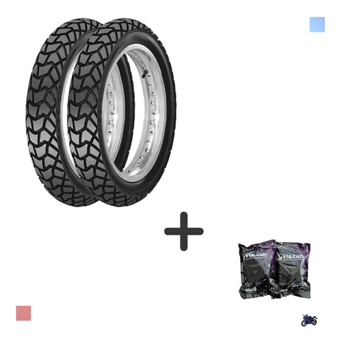 Par Pneu Maggion 120/80-18 + 90/90-21 +2 Camaras Xre300 Xtz