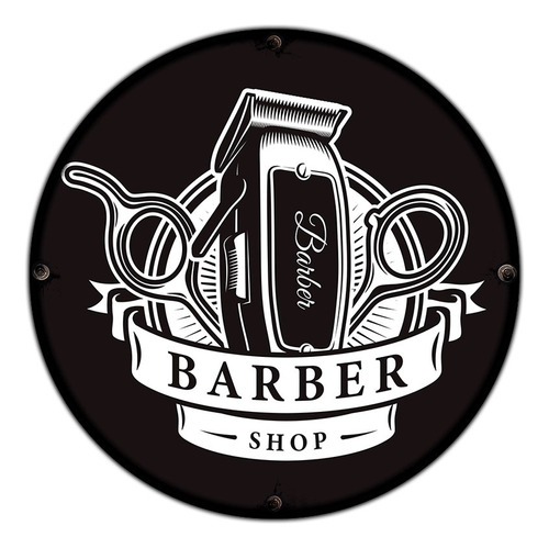 #252 - Cuadro Decorativo Vintage / Barber Shop Barberia 
