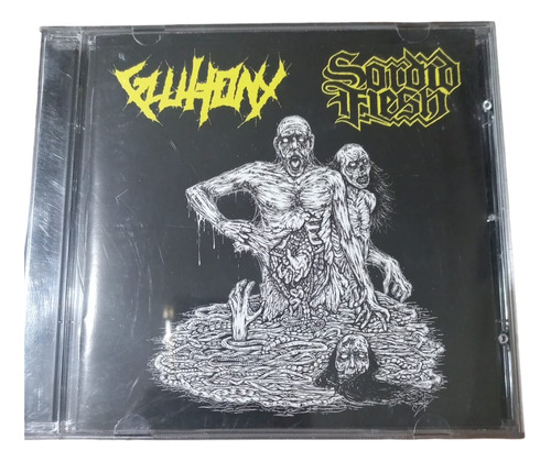 Gluttony, Sordid Flesh Split Cd Death Metal 2016 Nm