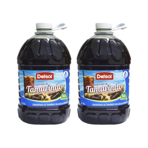 Concentrado Delsol Sabor Tamarindo 5 Lts -2 Galones