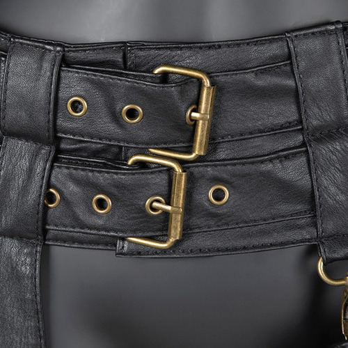 Goth Rock Steampunk Punk Rivet Cintura Pierna Bolsa Hip