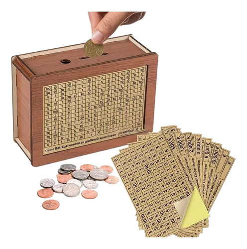 Hucha De Madera, Caja De Ahorros, Caja De Ahorro De Dinero