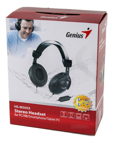 Auricular Con Microfono Genius Celu Pc Tablet + Control Htec