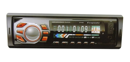 Toca Pendrive Radio Automotivo Ecopower Bluetooth Usb Fm Mp3