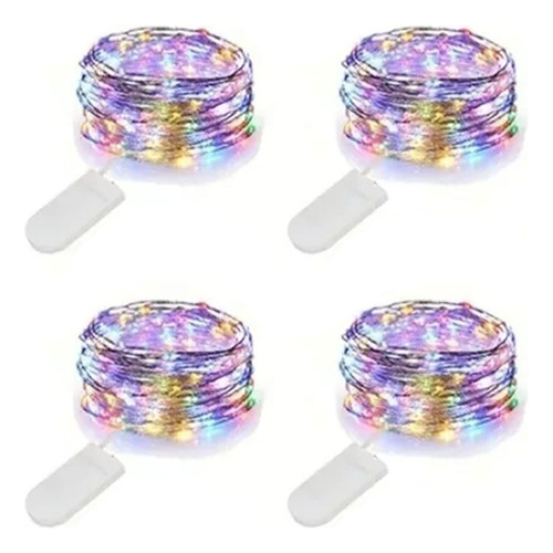 . 10 Tiras Luces Led 3 Metros Decoracion P/ Globo Burbuja