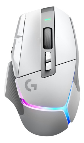 Mouse gamer de juego inalámbrico recargable Logitech G  Serie G G502 X Plus white