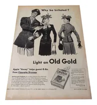 Comprar Dante42 Publicidad Antigua Retro Cigarros Old Gold 1941 1945