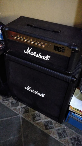 Permuvendo Cabezal Marshall Mg100hfx Y Caja Marshall Mg412